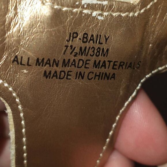 JESSICA SIMPSON BAILEY BLING SANDALS SZ 7.5 GOOD USED CONDITION. - Picture 5 of 7